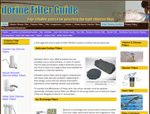 Tablet Screenshot of chlorinefilter.net